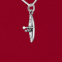 925 sterling silver kayak charm pendant