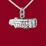 925 sterling silver fifth wheel camper RV charm pendant