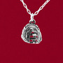 925 sterling silver baseball softball glove charm pendant