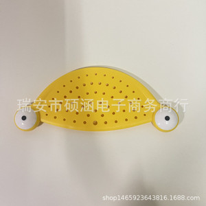 VENTRAY Home Monsters Pasta Strainer, Pot Strainers for Kitchen Gifts, Yellow