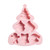 Ventray 6 Cavities Christmas Tree Silicone Cake Mold Pink