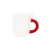 VENTRAY Home Irish Coffee Mug - Frosted Tea Glass Cup, Red