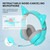 Edifier G5BT CAT Wireless Bluetooth Wired Cat Ear Gaming Headset with Mic (Turquoise)