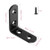Repuhand 10 Pcs 40x40 mm Corner Bracket L Right Angle Brackets 90 Degree Angle Braces with Screws