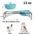 Y YHY Cat Food Bowls, Elevated Cat Bowls