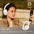 Edifier V80 Hybrid Active Noise Cancelling Headphones - Ivory