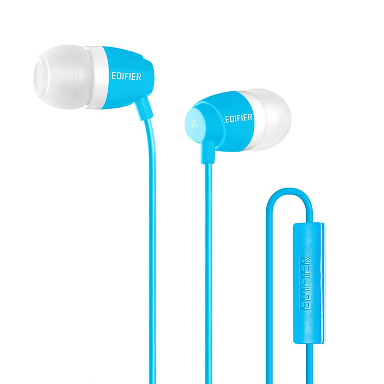 Edifier P210 In-ear Computer Headset with Mic for Mobile Headset - Blue