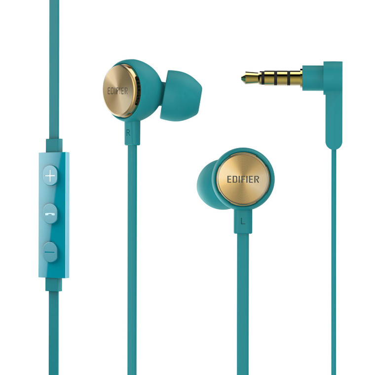 Edifier P293 Plus Computer Headset In-Ear Earphones Inline Volume Controls - Green