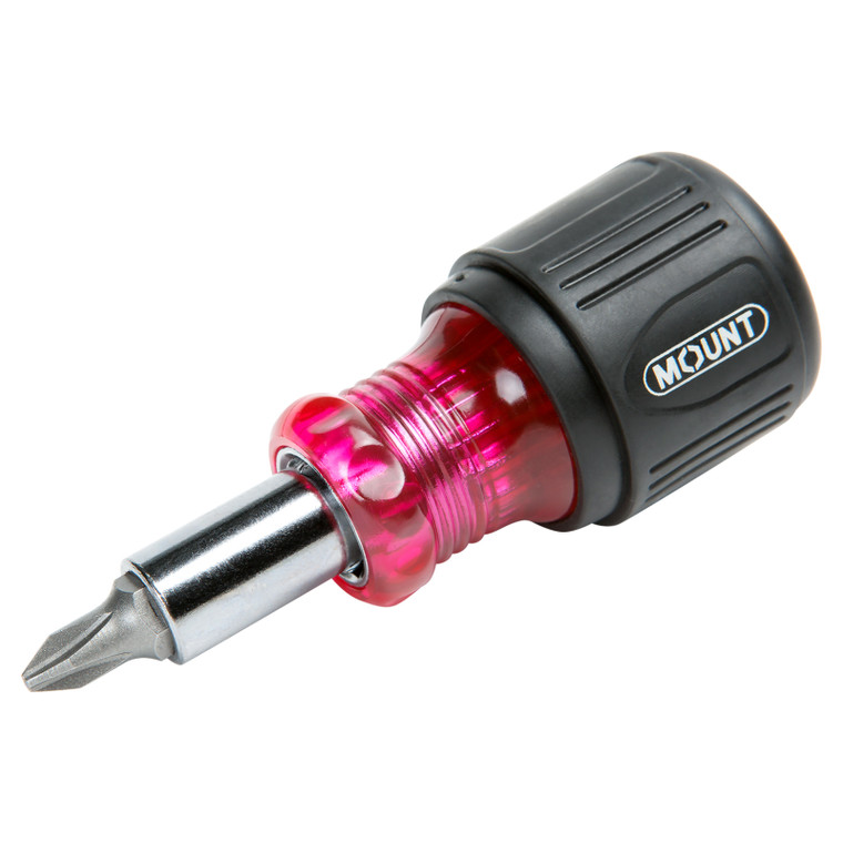 K-Mount 6-In-1 Stubby Multi-Bit Screwdriver