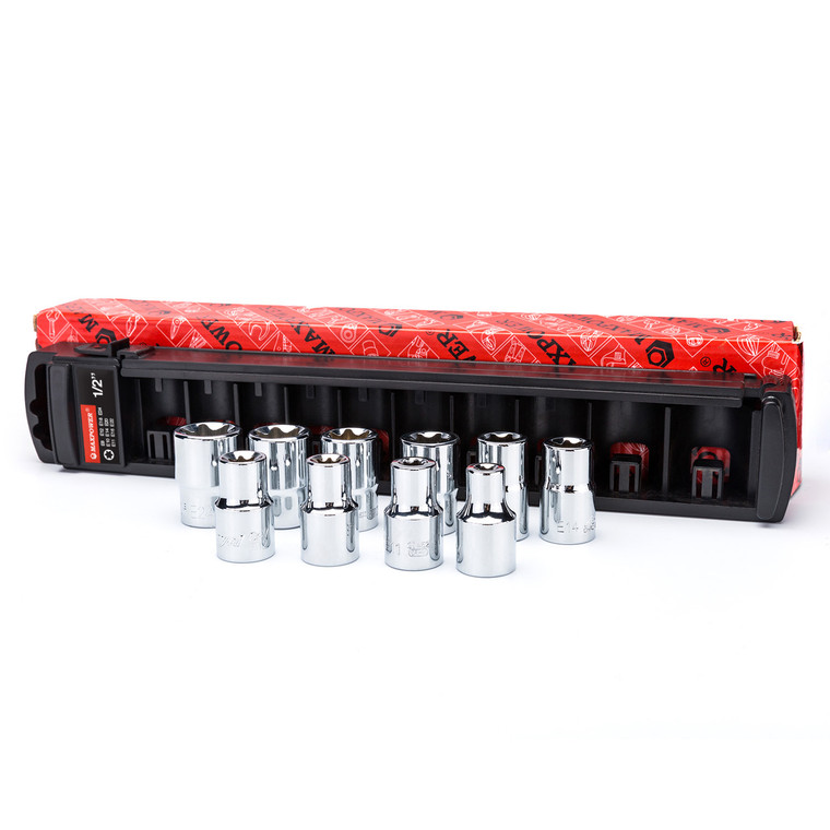 MAXPOWER 10-Piece 1/2-inch 12.5mm E-Torx Socket Set