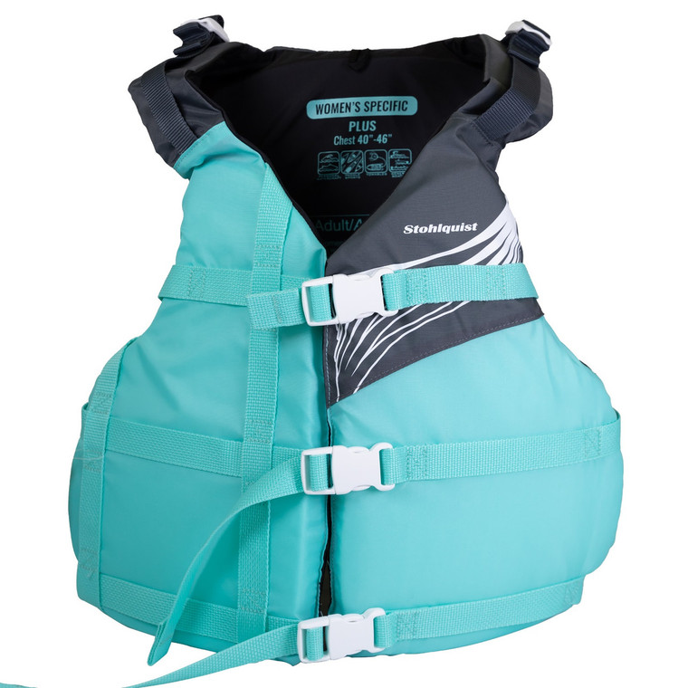 (GIFT ONLY) Stohlquist Brook Women's General Purpose Life Jacket PFD - XL
