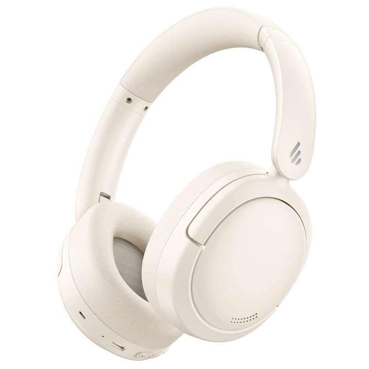 Edifier V80 Hybrid Active Noise Cancelling Headphones - Ivory