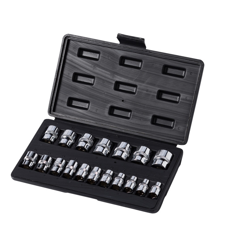 MAXPOWER 18pc 3/8" Drive Socket Set