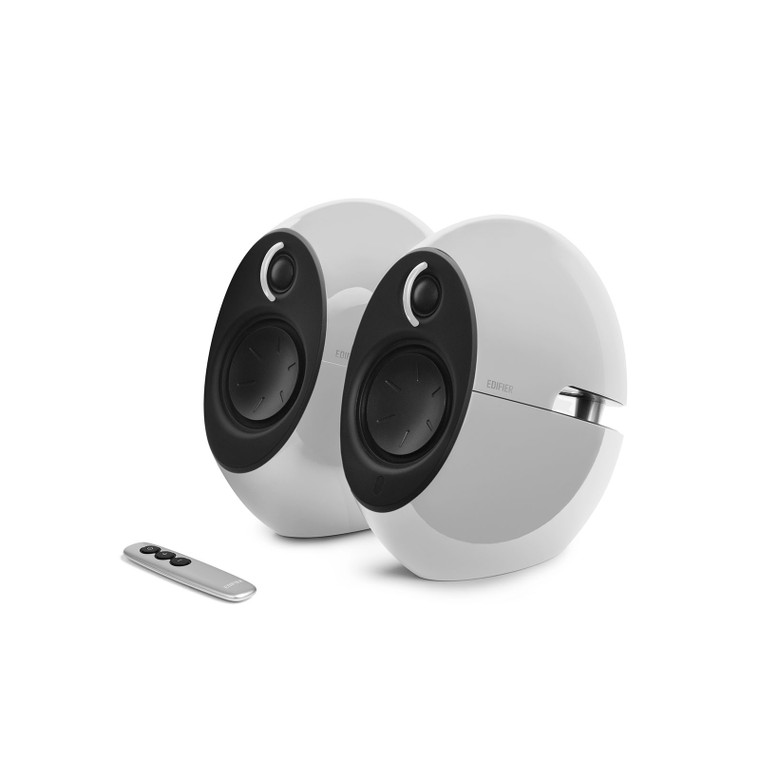 Edifier e25 Luna Eclipse Bluetooth 2.0 Speaker Set with Bass Radiators - White