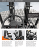 NOBLELIFT ALPHA 60 Li — 6,000-Lb Pneumatic-Tire Lithium Forklift