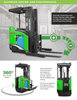 NOBLELIFT RT44SP—4,400-Lb Lithium Stand-Up Pantograph Reach Truck