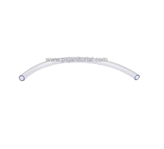 Tennant 1014929 PVC HOSE - 3/8" ID X .60" OD X 12" L - CLEAR BRAIDED