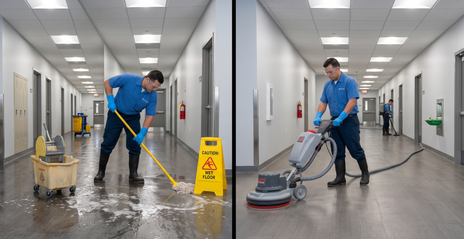 Dry Floor Stripping vs Wet Floor Stripping: What Is the Difference?