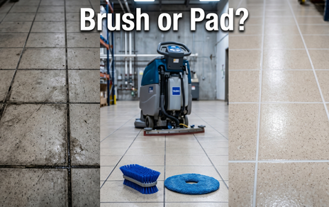 Floor Scrubber Brush vs Pad: Which Should You Use?