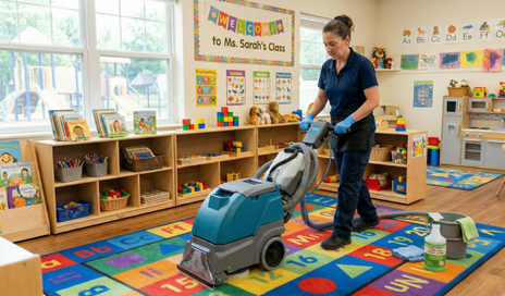 How to Keep Carpets Clean in Daycare Centers and Preschools