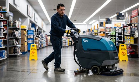 How to Operate a Commercial Walk Behind Floor Scrubber