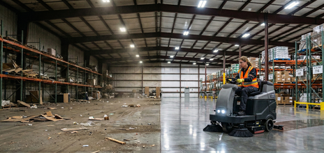 Top 4 Floor Sweeping Techniques for Maximum Dust Control in Warehouses