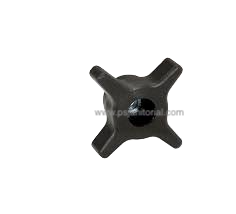 Tennant 370100 Knob 4-Prong Cast Iron 5/16" Thread