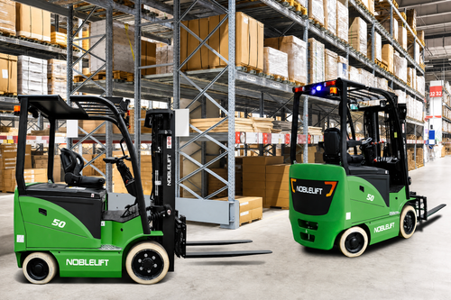 NOBLELIFT FE4C50 — 5,000-Lb Cushion-Tire Lithium Forklift