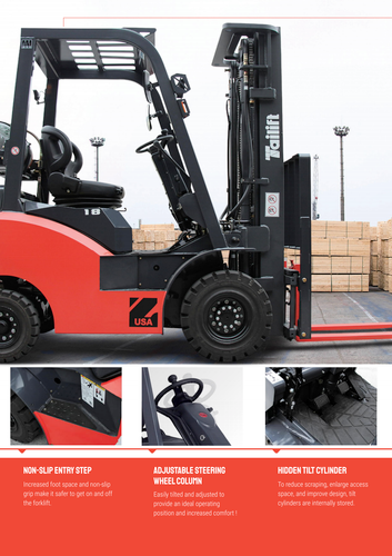 TAILIFT PFG30 — 6,000-Lb Pneumatic-Tire LPG Forklift