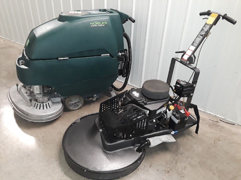 Nobles SS-5 32" AND Pioneer Eclipse 420BU Buffer machine package