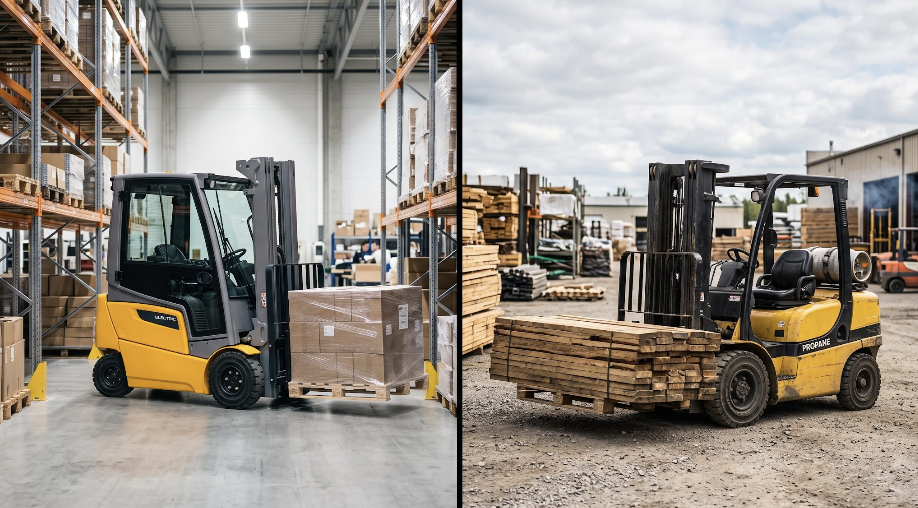 Electric vs Propane Forklift: Which One Is Right for Your Operation?
