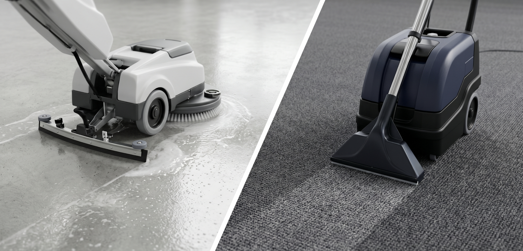 Floor Scrubber vs Carpet Extractor: Which One Does Your Facility Actually Need?