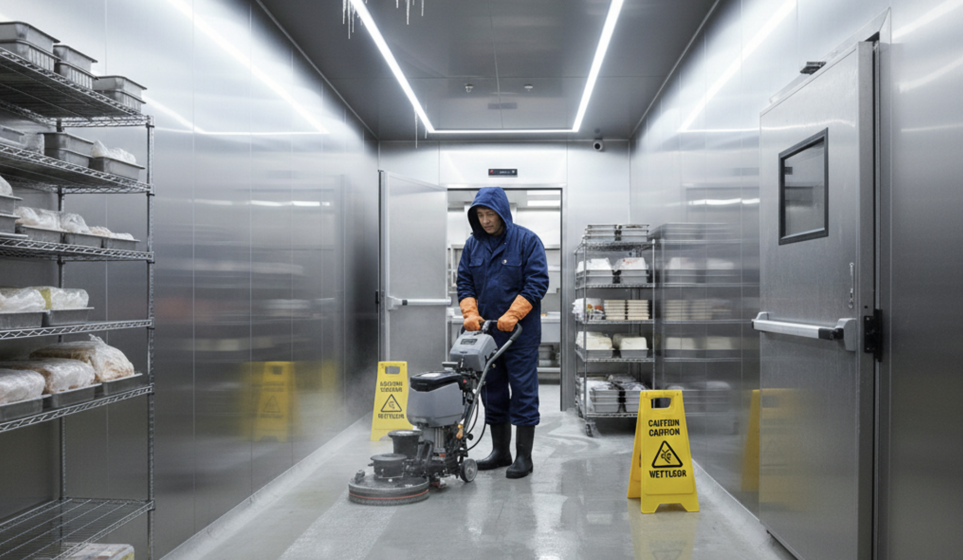How to Clean a Commercial Freezer Floor