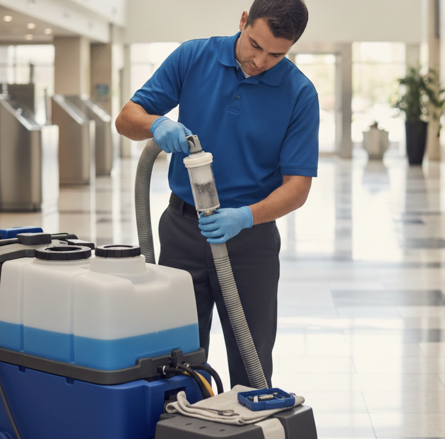 How to Improve Water Flow on a Floor Scrubber