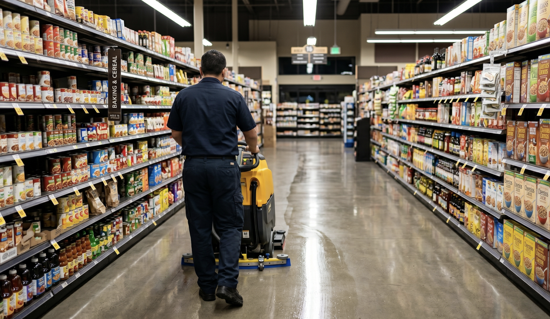 How Walk Behind Floor Scrubbers Reduce Cleaning Costs
