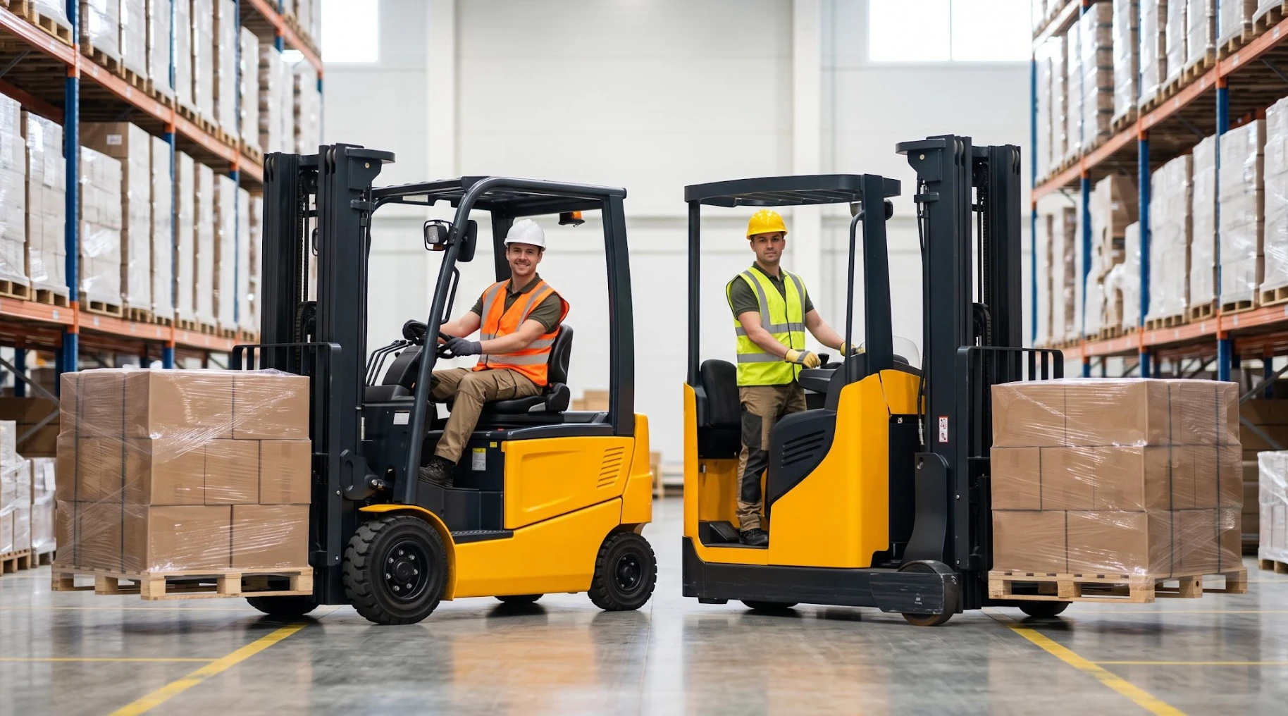 Sit Down Forklifts Vs Stand Up Forklifts: Which Is Right for Your Operation?