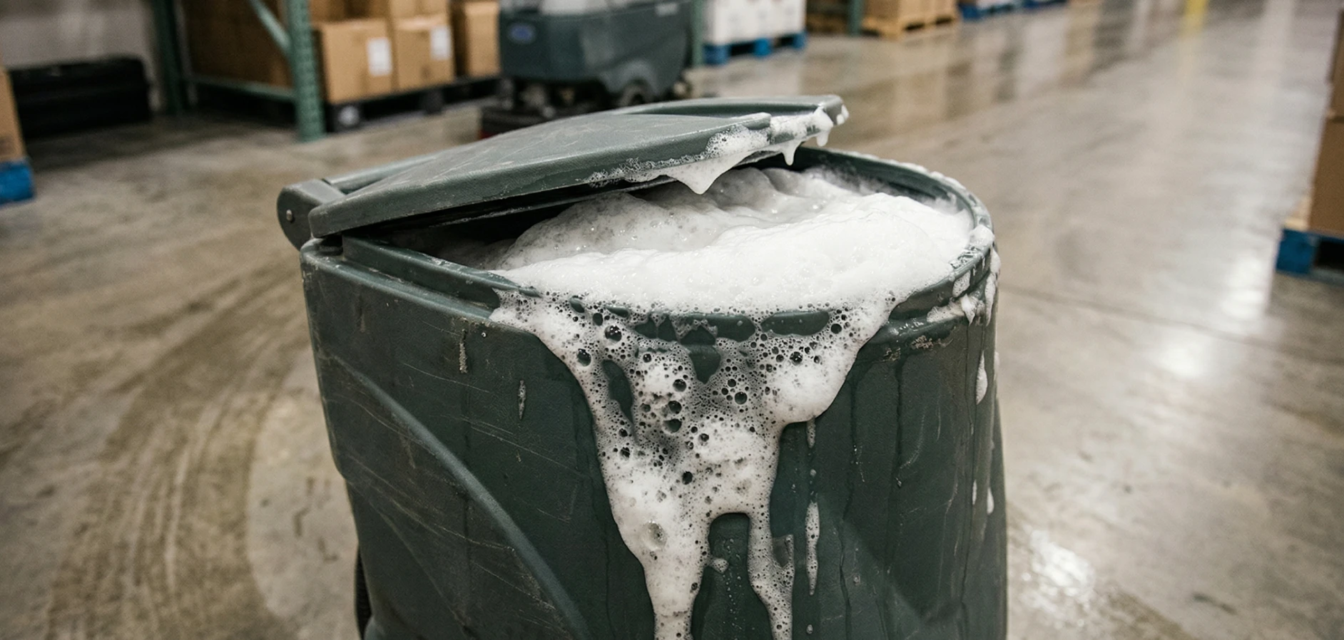 What Causes Foam In A Floor Scrubber Tank?
