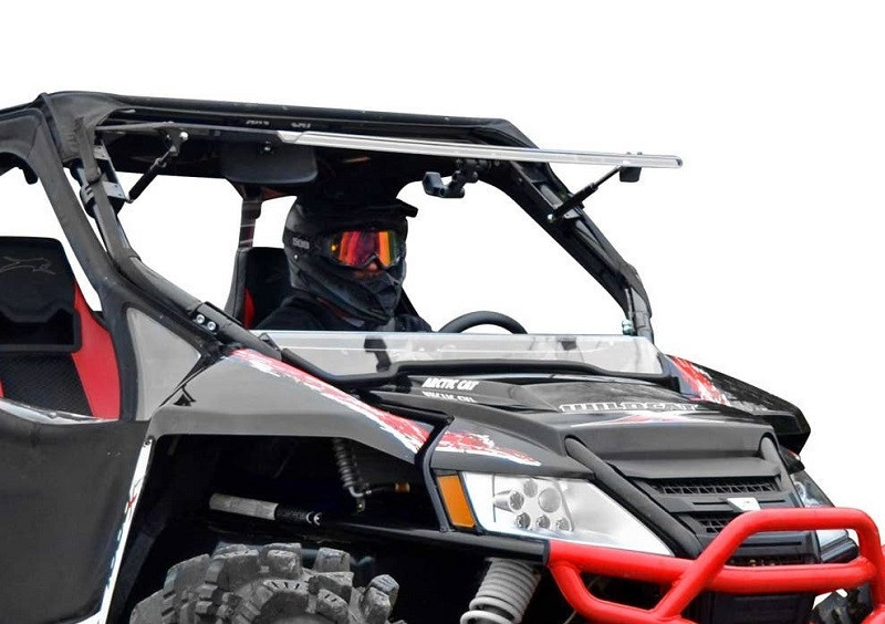 Arctic Cat Wildcat Scratch Resistant Flip Windshield by SuperATV
