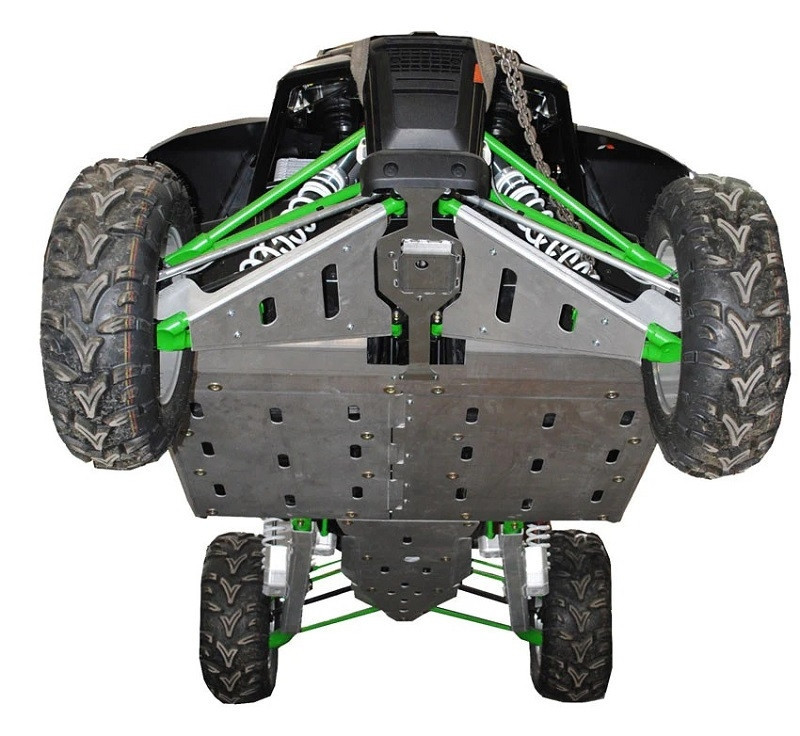 Arctic Cat Wildcat 8Piece Complete Aluminum Skid Plate Set by Ricochet