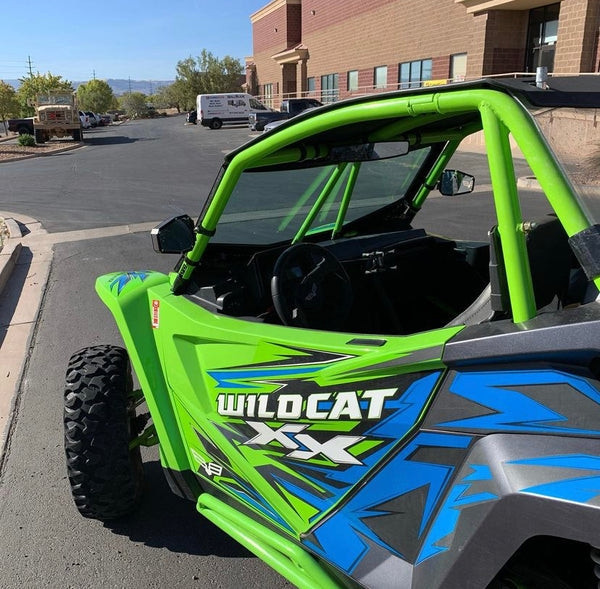 ArcticCat Wildcat XX Front Windshield by Dirt Warriors Accessories