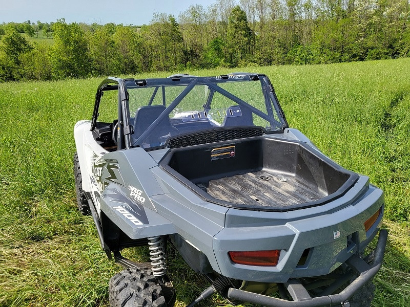 希少 Santa by Bay Window trim a  ジャンク品 Arctic Cat Wildcat XX 2-Seater Rear Windshield with Clamp by 3