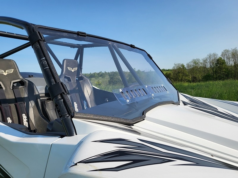 Arctic Cat Wildcat XX 2-Seater 1-pc Windshield with Clamp, Vent