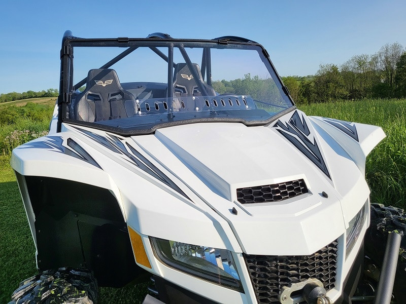 Arctic Cat Wildcat XX 2-Seater 1-pc Windshield with Clamp, Vent