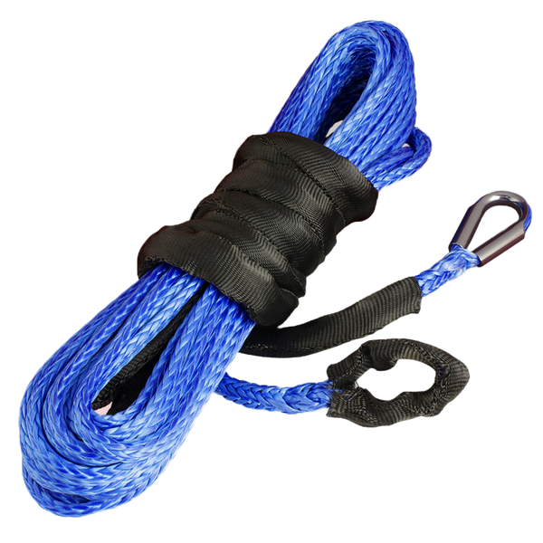 Arctic Cat Prowler / Wildcat 50" Blue Synthetic Winch Cable Extension by KFI