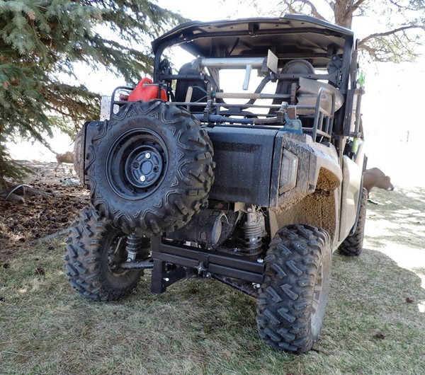 Arctic Cat Prowler / Wildcat Universal Swing Away Receiver Hitch Spare Tire Angle Mount by Hornet Outdoors