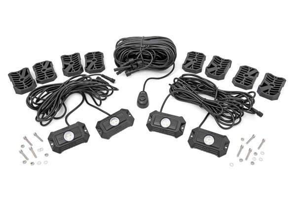 Arctic Cat Prowler/Wildcat 4-Piece Set LED Rock Light Kit by Rough Country
