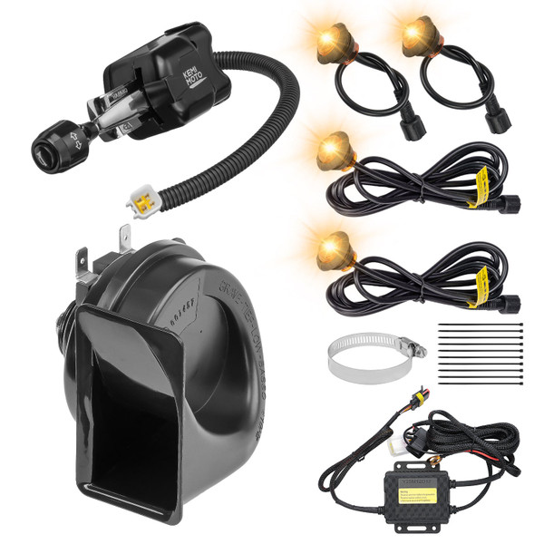 Arctic Cat Offroad Universal Turn Signal Kit with Column Switch & Horn by Kemimoto