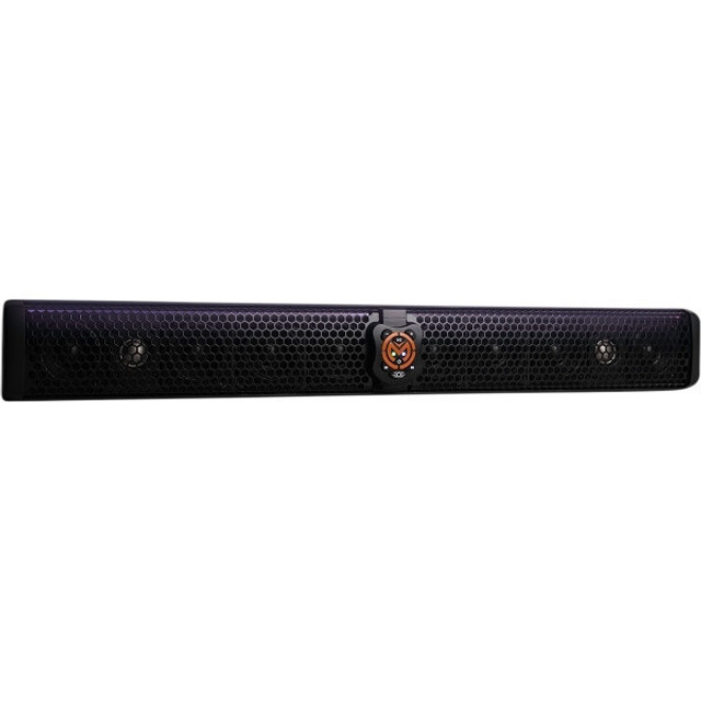 An Arctic Cat Prowler Sound Bar by Moose, uninstalled and pictured against a blank background