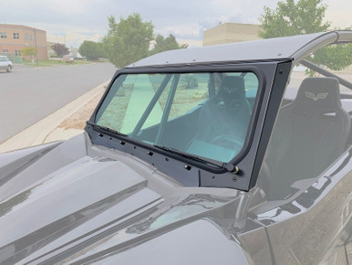 Arctic Cat Wildcat XX Vented Glass Windshield with Wipers by