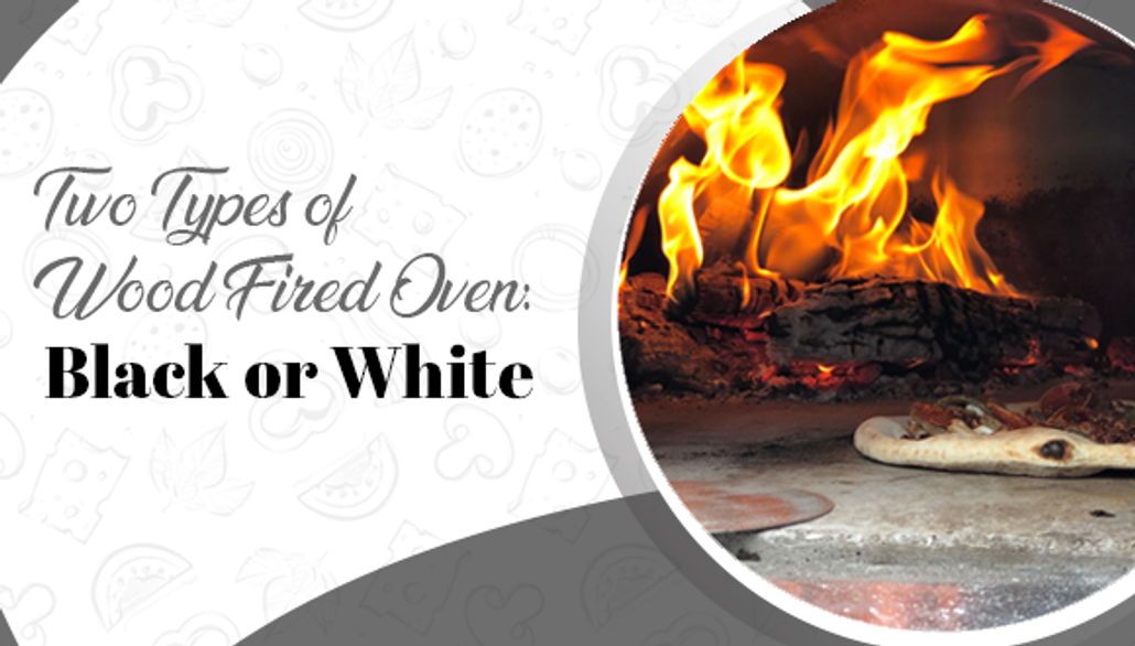 Two types of Wood Fired Ovens: Black or White